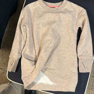 Girls athletic sweatshirt top